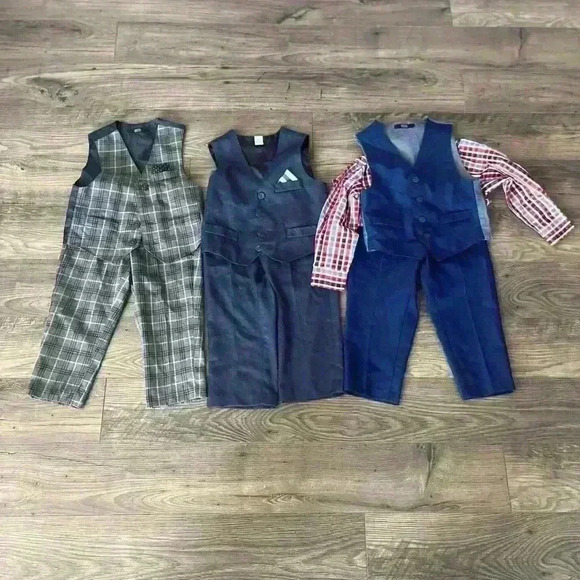 Size 3T Boys’ Suits - Nautica & Class Club - Set of 3 - Picture 2 of 2